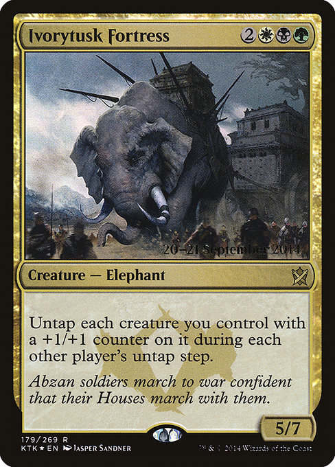 Ivorytusk Fortress - Khans of Tarkir Promos - Promo Foil