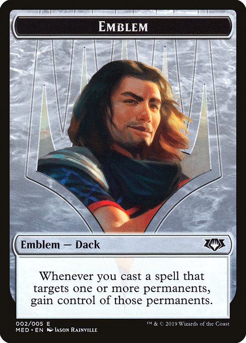 Dack Fayden Emblem - Mythic Edition Tokens