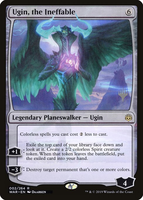 Ugin, the Ineffable - War of the Spark Promos