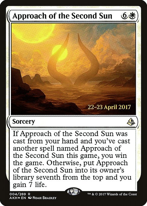 Approach of the Second Sun - Amonkhet Promos - Promo Foil