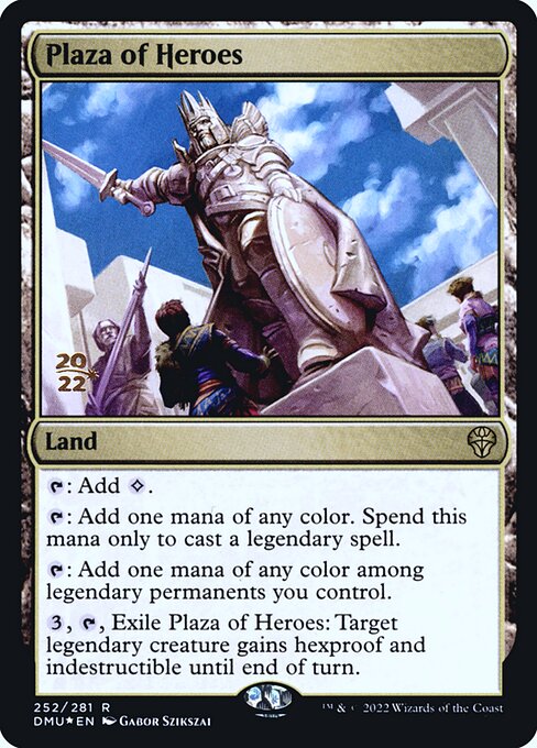 Plaza of Heroes - Dominaria United Promos - Promo Foil