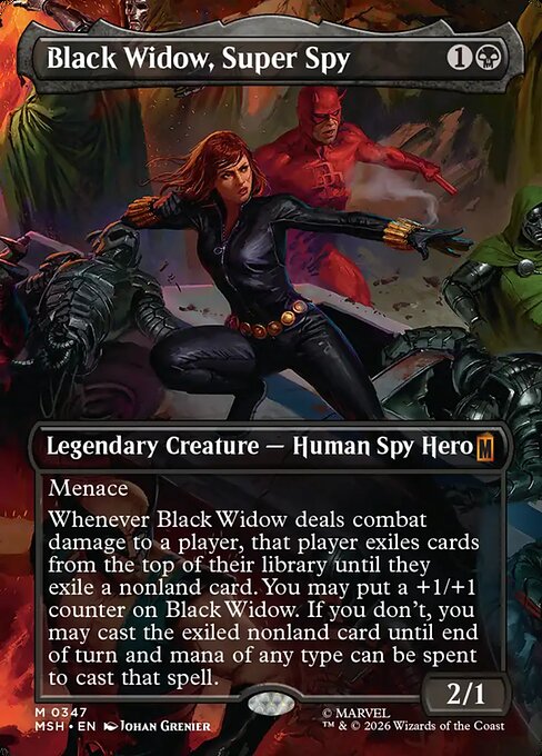Black Widow, Super Spy - Marvel Super Heroes - Borderless