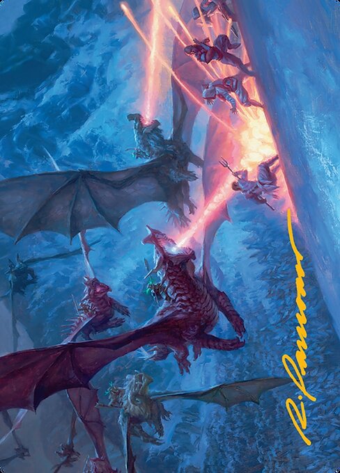 Dragonback Assault - Tarkir: Dragonstorm Art Series - Borderless