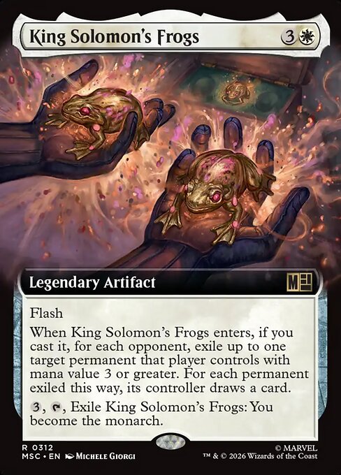 King Solomon's Frogs - Marvel Super Heroes Commander - Extended Art