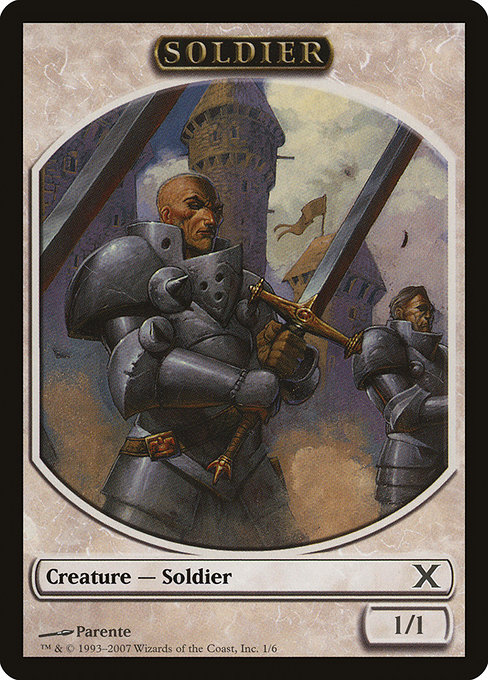 Soldier - Tenth Edition Tokens