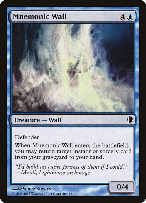 Mnemonic Wall - Commander 2013