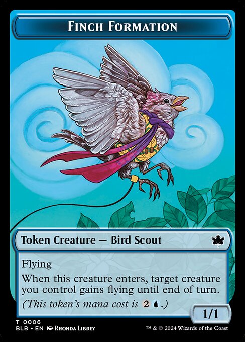 Finch Formation - Bloomburrow Tokens