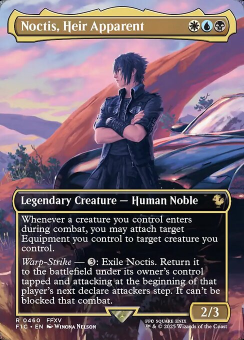 Noctis, Heir Apparent - Final Fantasy Commander - Borderless