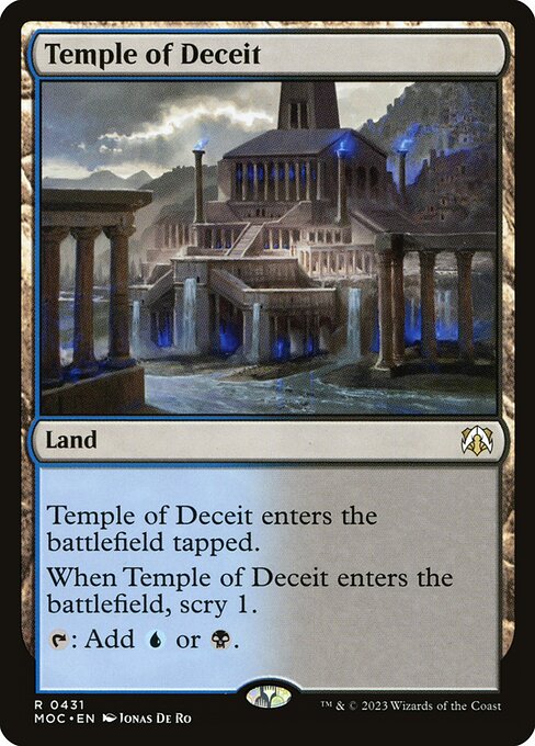 Temple of Deceit - March of the Machine Commander