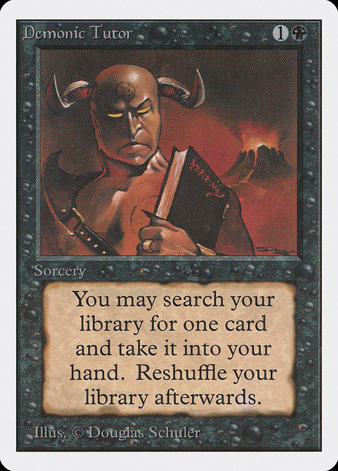 Demonic Tutor - Unlimited Edition