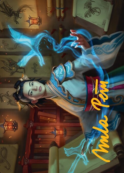 Dragonologist - Tarkir: Dragonstorm Art Series - Borderless