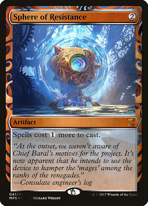 Sphere of Resistance - Kaladesh Inventions - Promo Foil