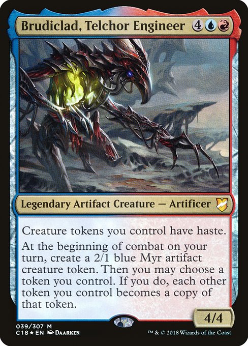 Brudiclad, Telchor Engineer - Commander 2018 - Promo Foil