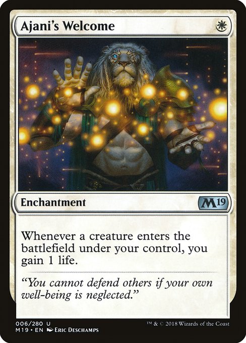 Ajani's Welcome - Core Set 2019