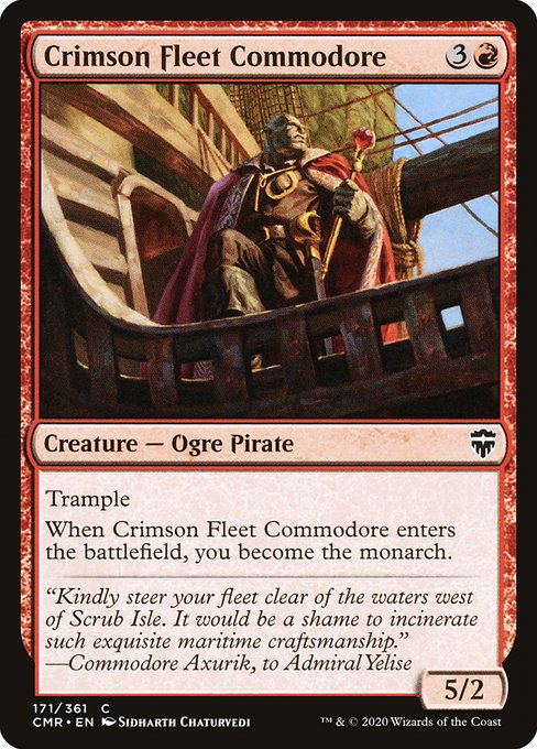 Crimson Fleet Commodore - Commander Legends