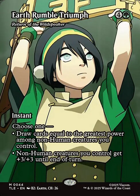 Earth Rumble Triumph (Return of the Wildspeaker) - Avatar: The Last Airbender Eternal - Borderless