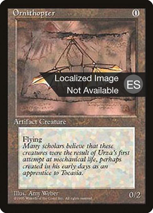 Ornitóptero (Ornithopter) - Fourth Edition Foreign Black Border