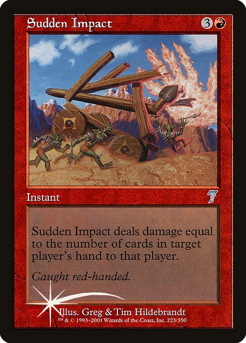 Sudden Impact - Seventh Edition - Promo Foil