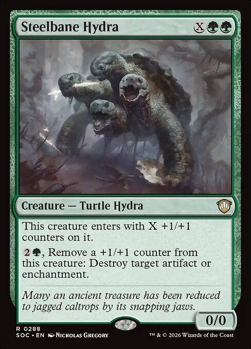Steelbane Hydra - Secrets of Strixhaven Commander