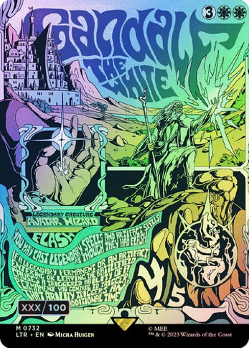 Gandalf the White - The Lord of the Rings: Tales of Middle-earth - Double Rainbow, Borderless