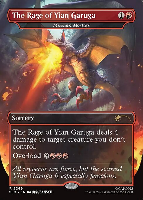 The Rage of Yian Garuga (Mizzium Mortars) - Secret Lair Drop - Borderless