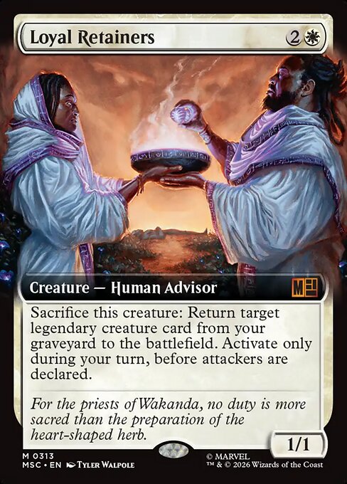 Loyal Retainers - Marvel Super Heroes Commander - Extended Art