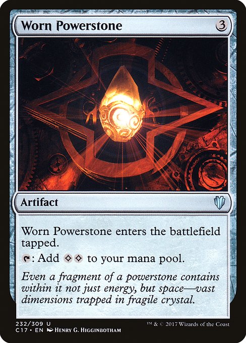 Worn Powerstone - Commander 2017