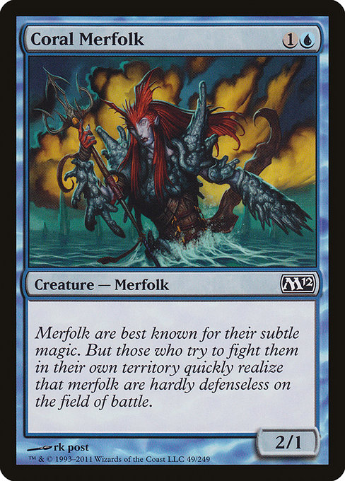 Coral Merfolk - Magic 2012