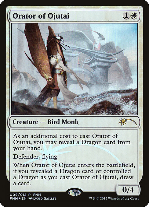 Orator of Ojutai - Friday Night Magic 2015 - Promo Foil