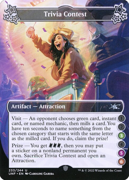 Trivia Contest - Unfinity