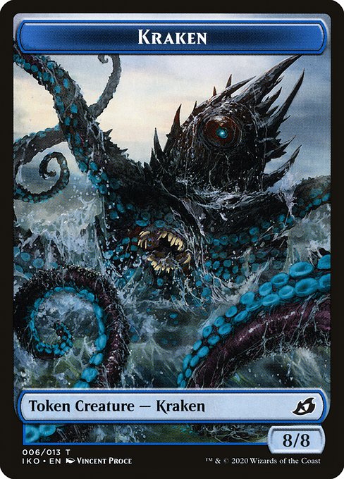 Kraken - Ikoria: Lair of Behemoths Tokens