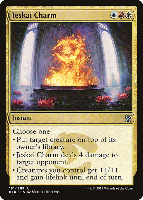 Jeskai Charm - Khans of Tarkir