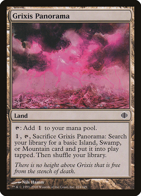 Grixis Panorama - Shards of Alara