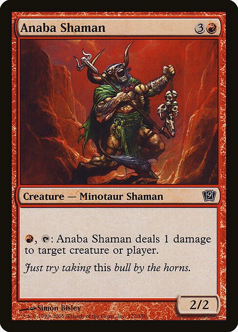 Anaba Shaman - Ninth Edition - Promo Foil