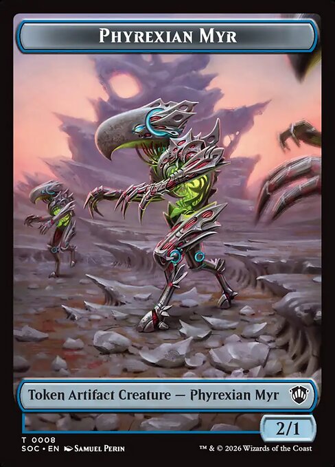 Phyrexian Myr - Secrets of Strixhaven Commander Tokens