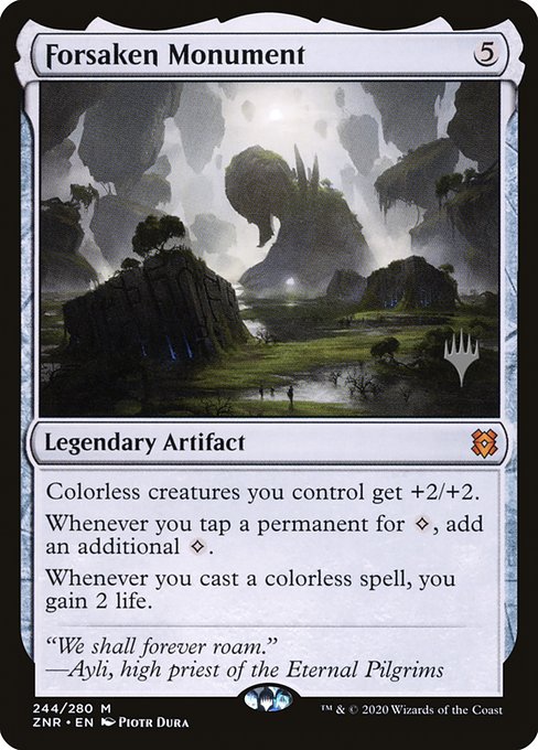 Forsaken Monument - Zendikar Rising Promos