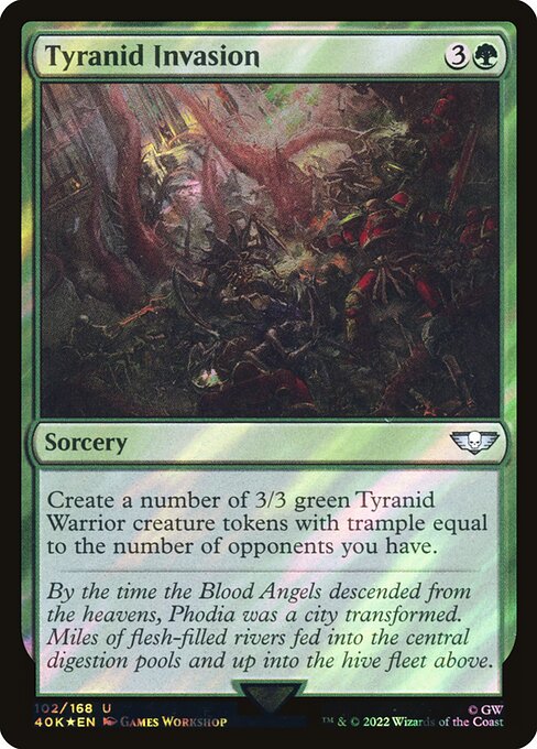 Tyranid Invasion - Warhammer 40,000 Commander - Surge Foil