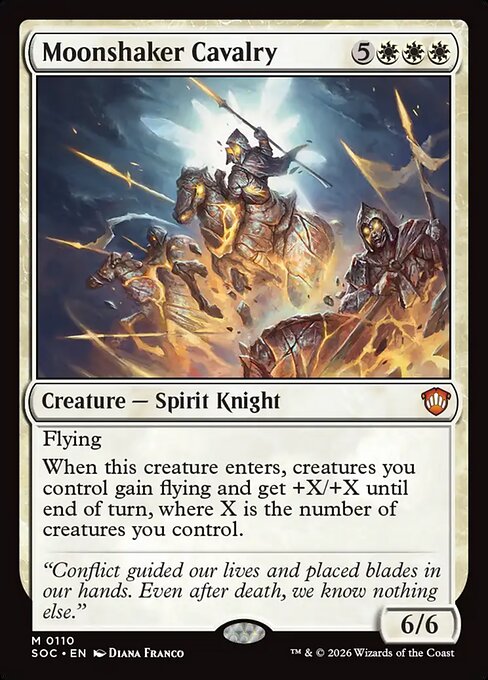 Moonshaker Cavalry - Secrets of Strixhaven Commander