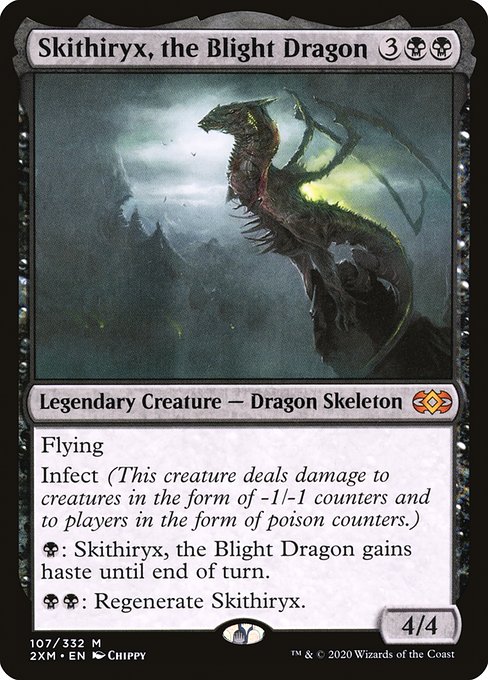 Skithiryx, the Blight Dragon - Double Masters