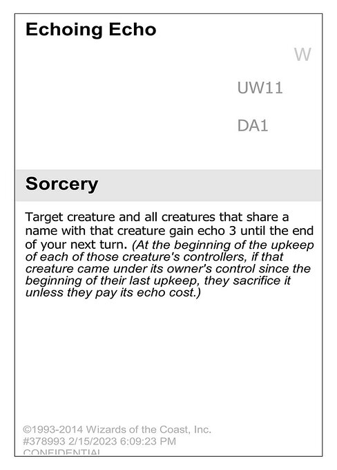 Echoing Echo - Unknown Event