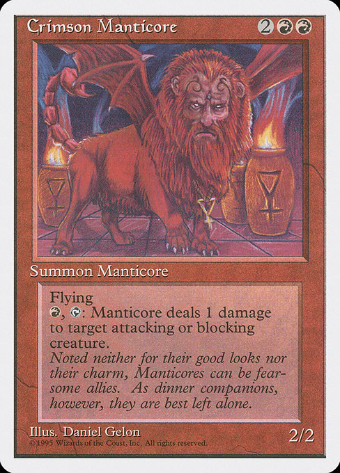 Crimson Manticore - Fourth Edition