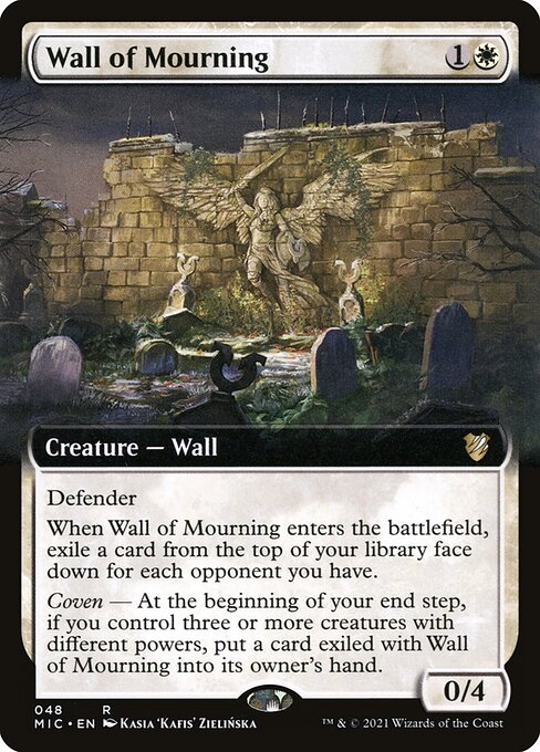 Wall of Mourning - Midnight Hunt Commander - Extended Art