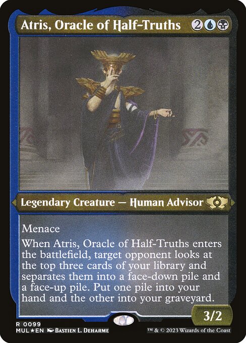 Atris, Oracle of Half-Truths - Multiverse Legends - Etched Foil