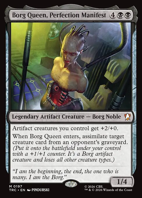 Borg Queen, Perfection Manifest - Star Trek Commander