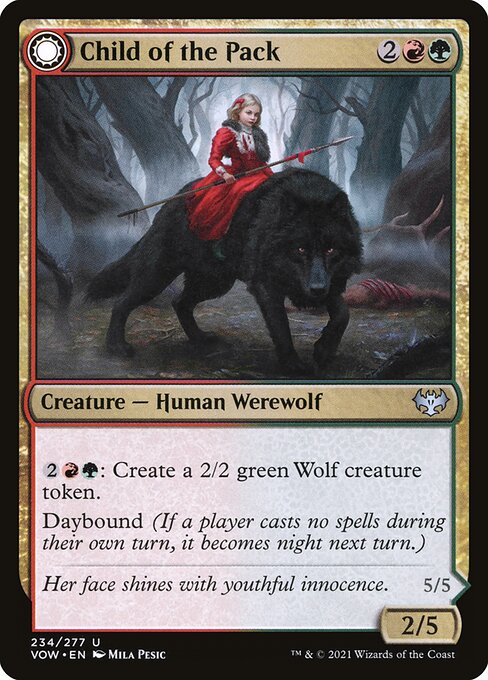 Child of the Pack // Savage Packmate - Innistrad: Crimson Vow