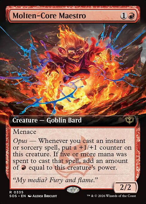 Molten-Core Maestro - Secrets of Strixhaven - Extended Art