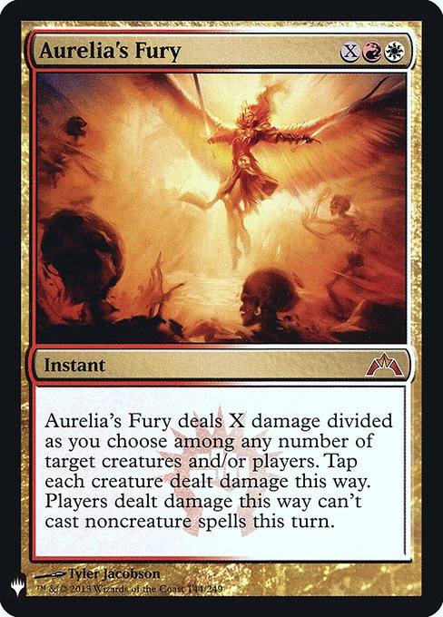 Aurelia's Fury - The List - Promo Foil