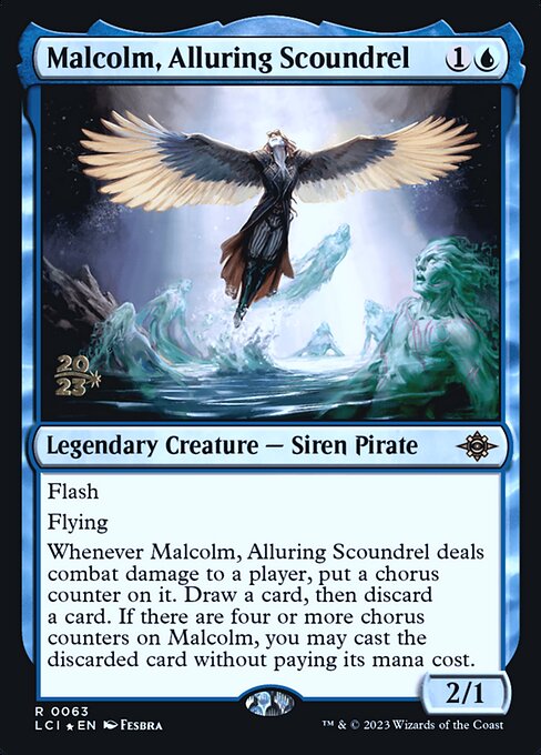 Malcolm, Alluring Scoundrel - The Lost Caverns of Ixalan Promos - Promo Foil