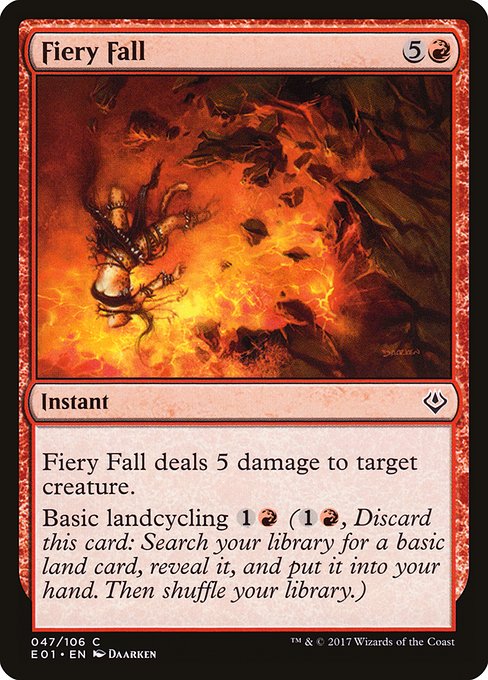 Fiery Fall - Archenemy: Nicol Bolas