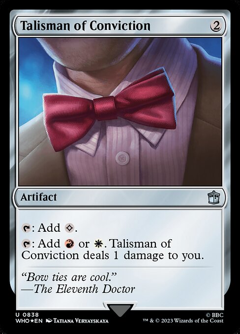 Talisman of Conviction - Doctor Who - Surge Foil